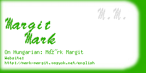 margit mark business card